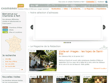 Tablet Screenshot of chambresapart.fr